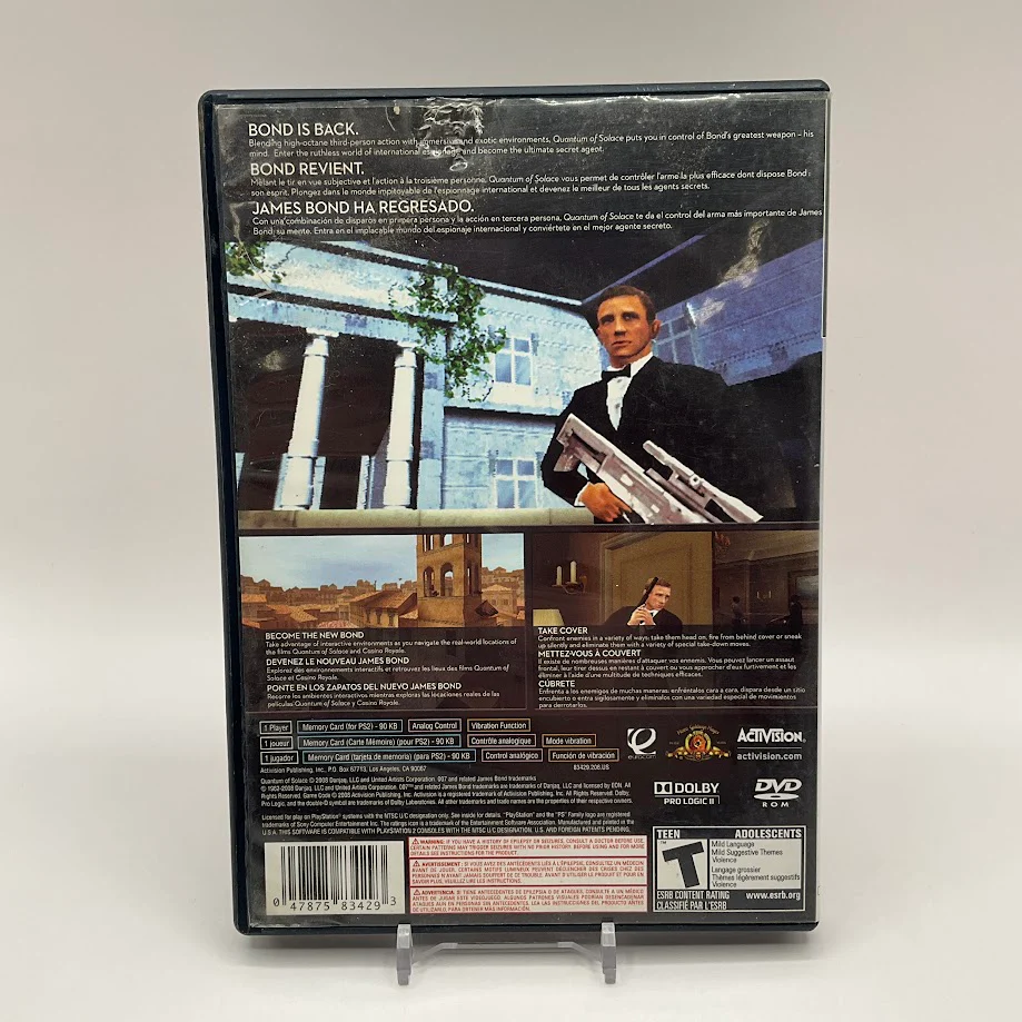 007 Quantum of Solace Playstation 2 Used #1 - Image 2