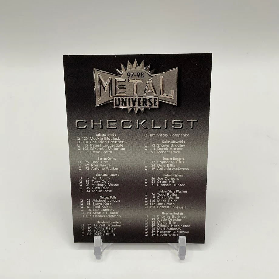 1997-98 Skybox Basketball Metal Universe Hand Collated Set (1-125) - Image 2