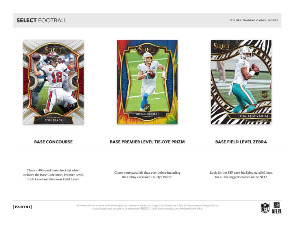 2020 Panini Select Football Hobby Box - Image 3