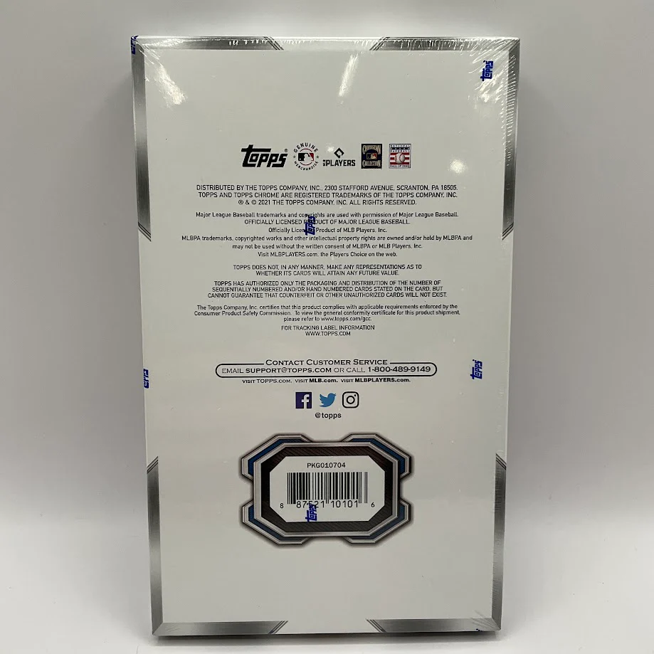 2021 Topps Chrome Baseball Hobby Lite Box - Image 3