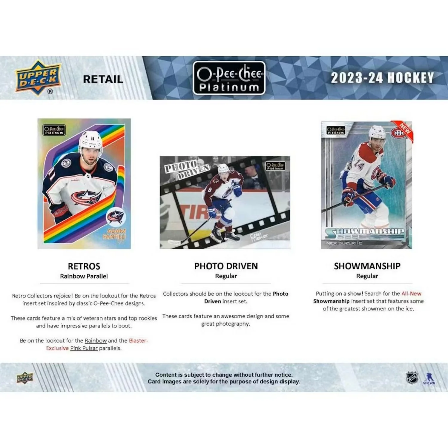 2023-24 Upper Deck O-Pee-Chee Platinum Hockey Blaster Box - Image 5