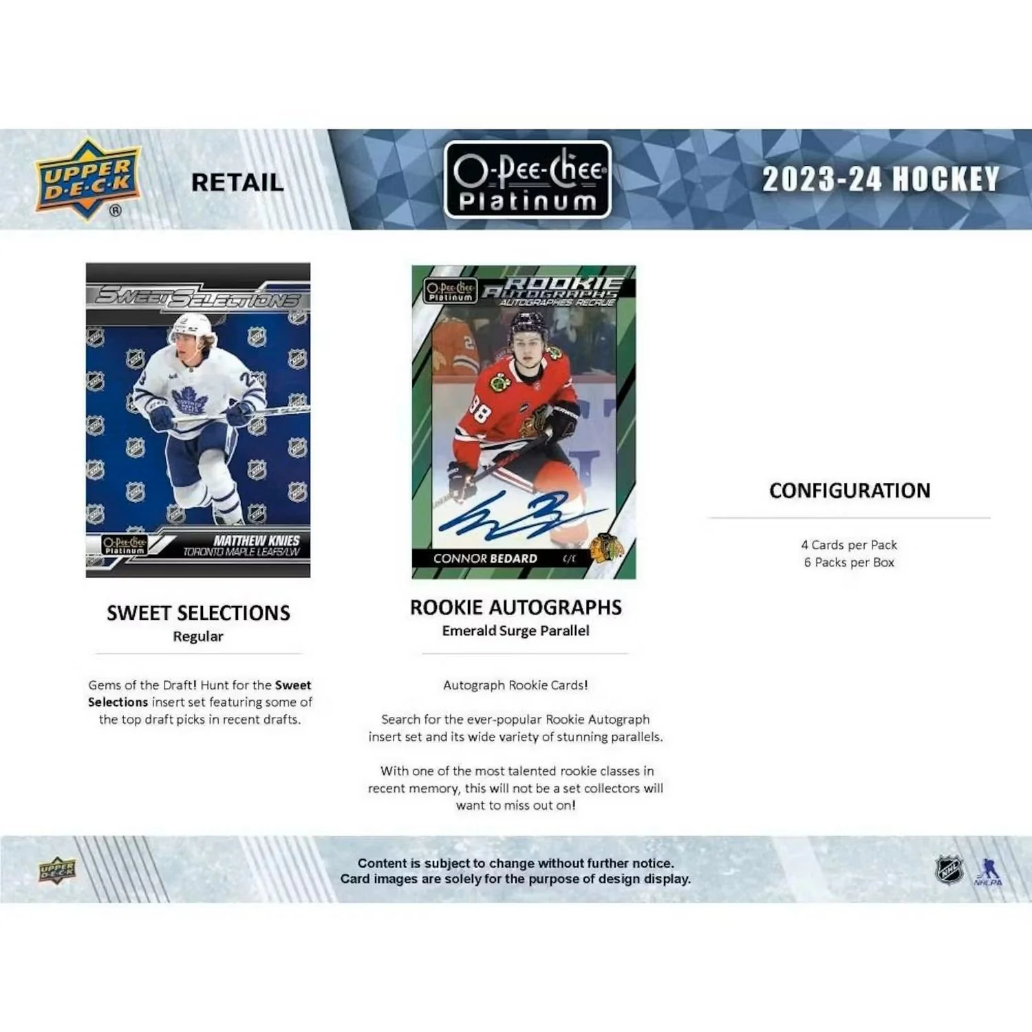 2023-24 Upper Deck O-Pee-Chee Platinum Hockey Blaster Box - Image 6