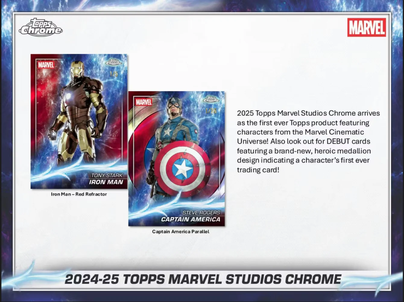 2024-25 Topps Chrome Marvel Studios Blaster Box - Image 4