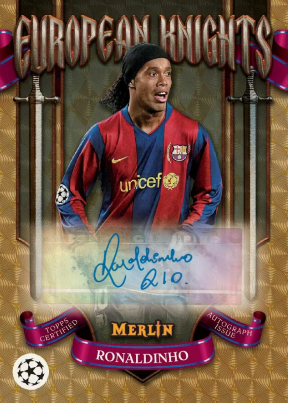 2024-25 Topps UEFA Club Competition Merlin Chrome Soccer Blaster Box - Image 3