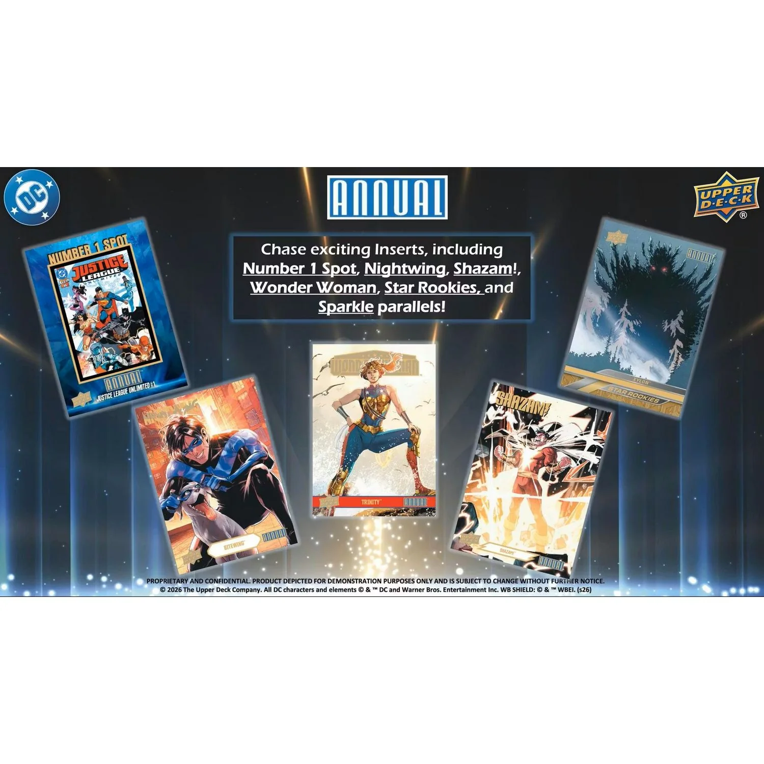 2024-25 Upper Deck DC Annual Hobby Box *Contact Us To Order* - Image 5