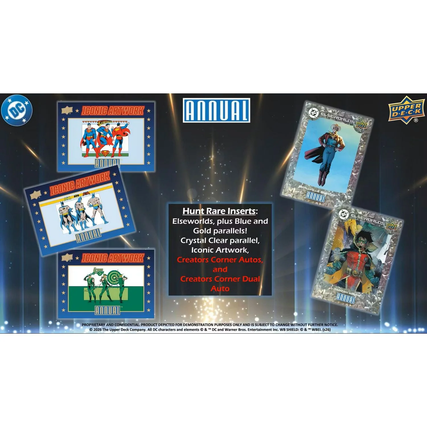 2024-25 Upper Deck DC Annual Hobby Box *Contact Us To Order* - Image 6