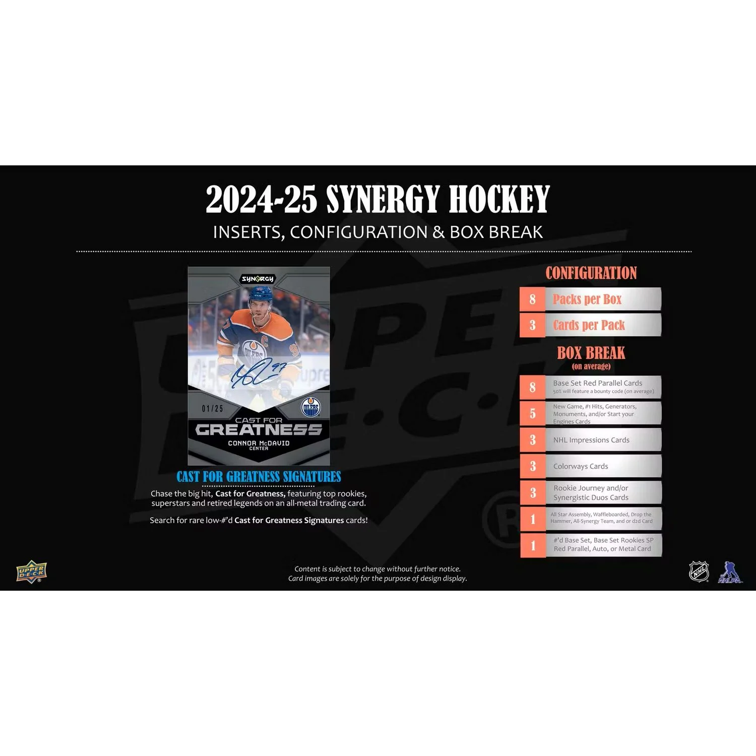 2024-25 Upper Deck Synergy Hockey Hobby Box - Image 7
