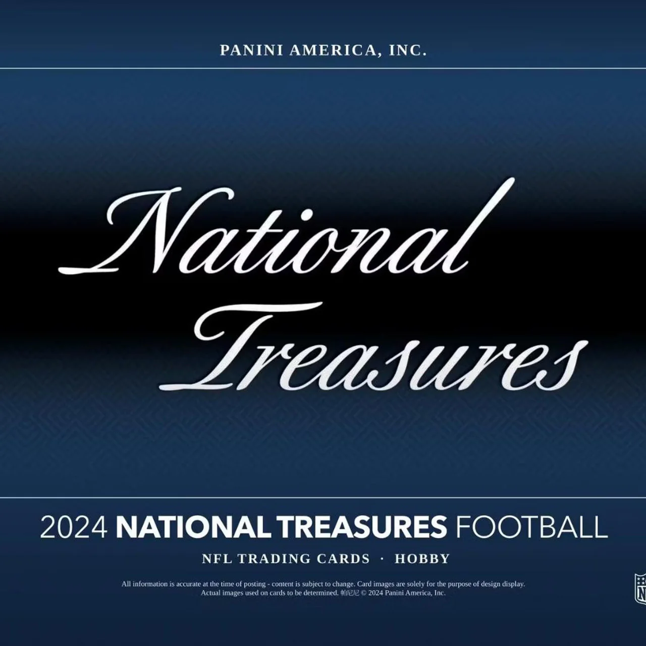 2024 Panini National Treasures Football 4-Box Hobby Case - Image 2