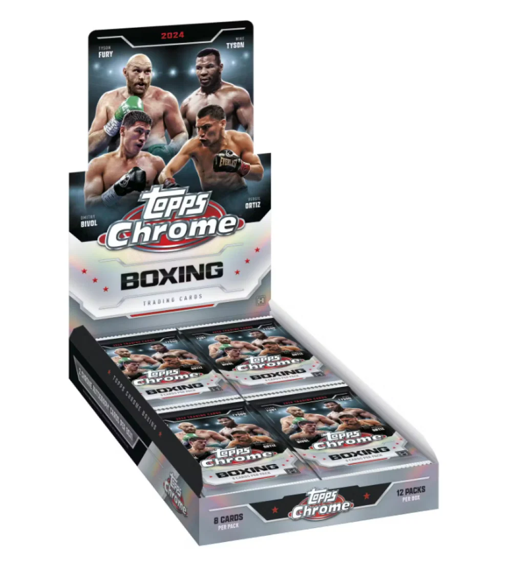 2024 Topps Chrome Boxing Hobby Box - Image 3