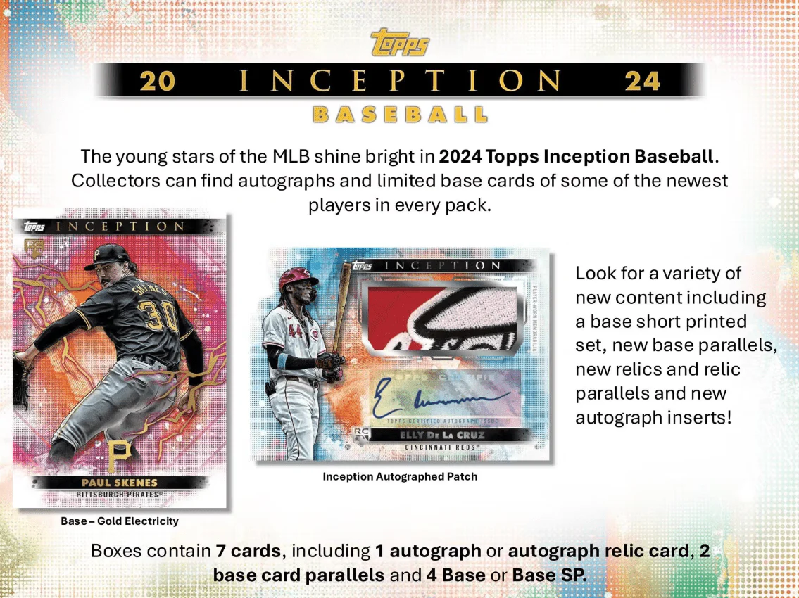 2024 Topps Inception Baseball Hobby Box - Image 2