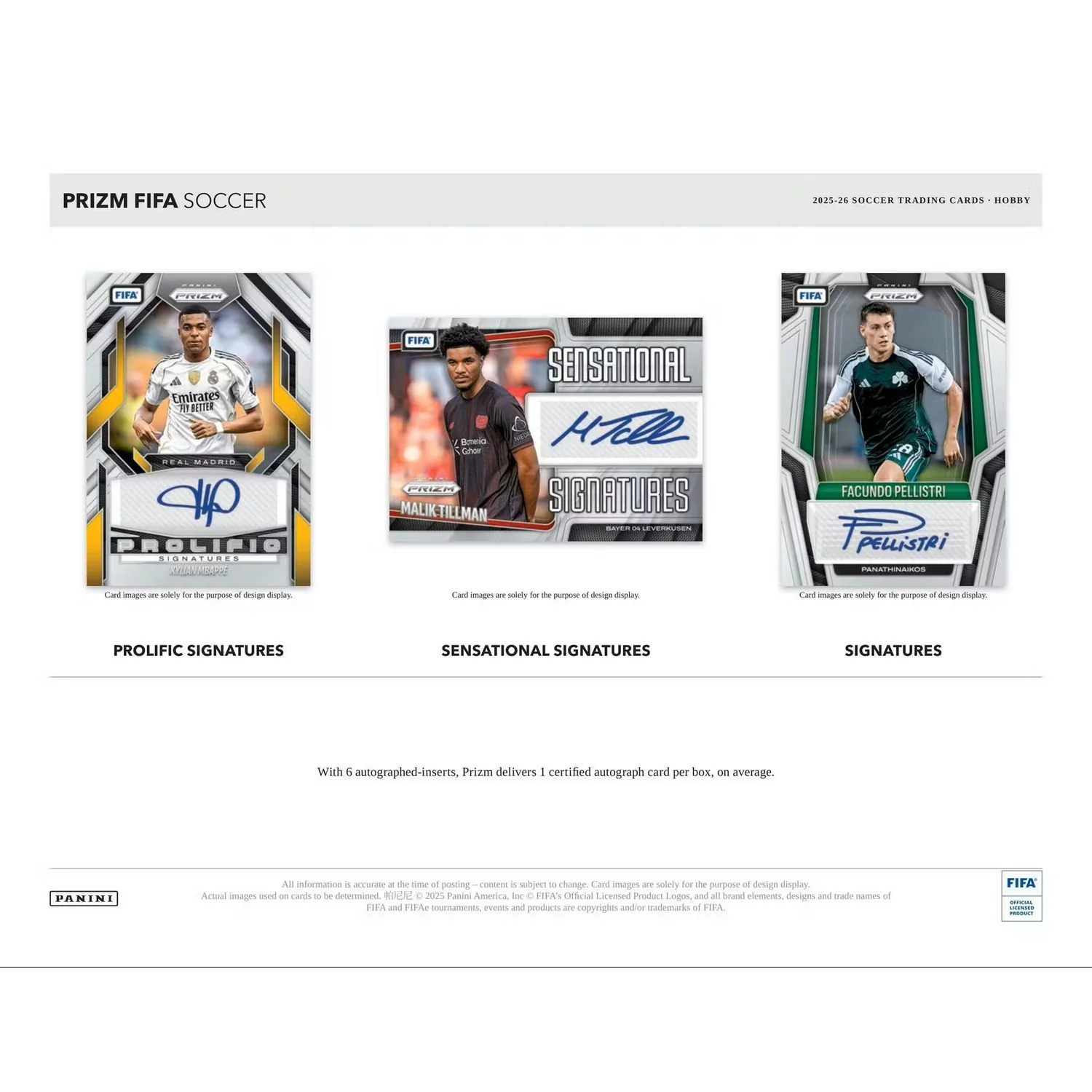 2025-26 Panini Prizm FIFA Soccer Hobby Box - Image 7