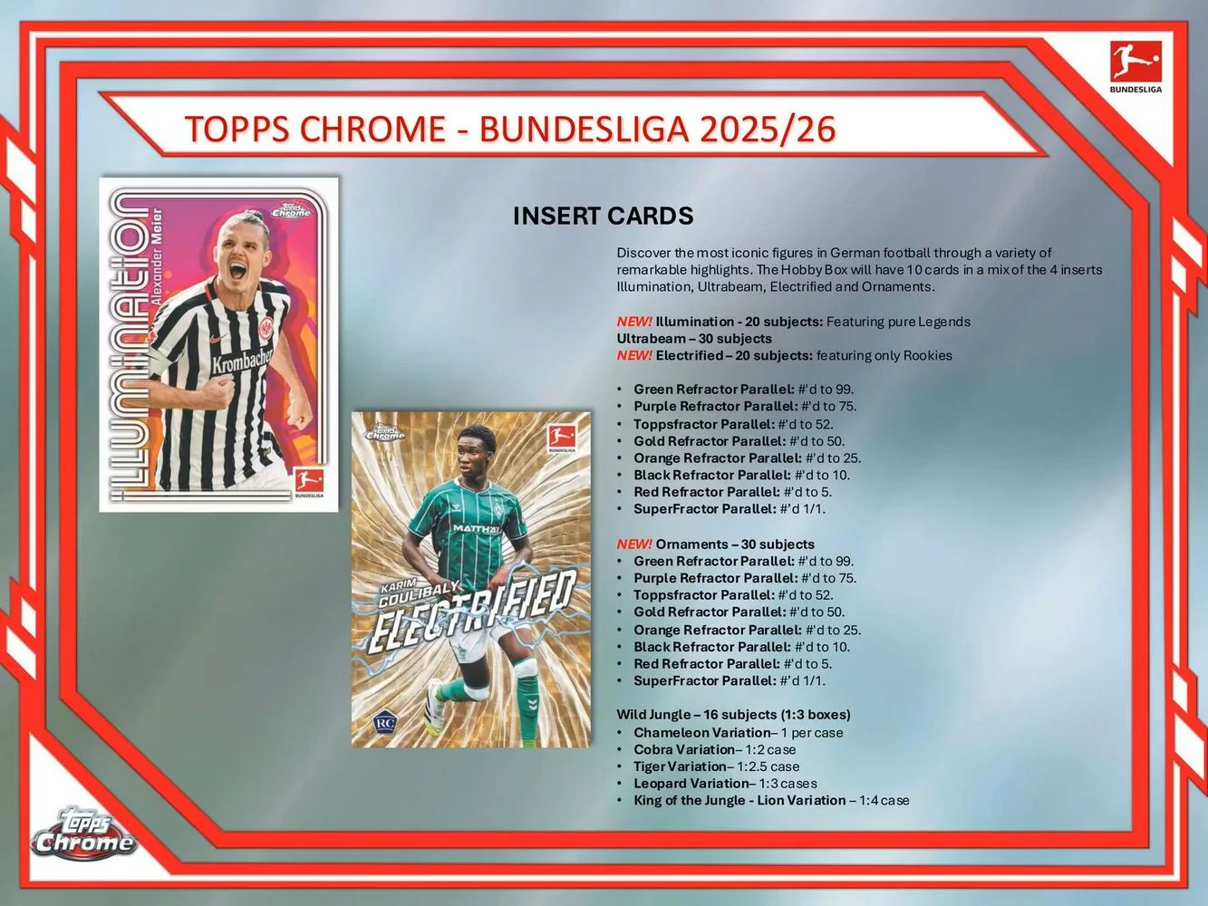 2025-26 Topps Chrome Bundesliga Soccer Hobby Box - Image 5