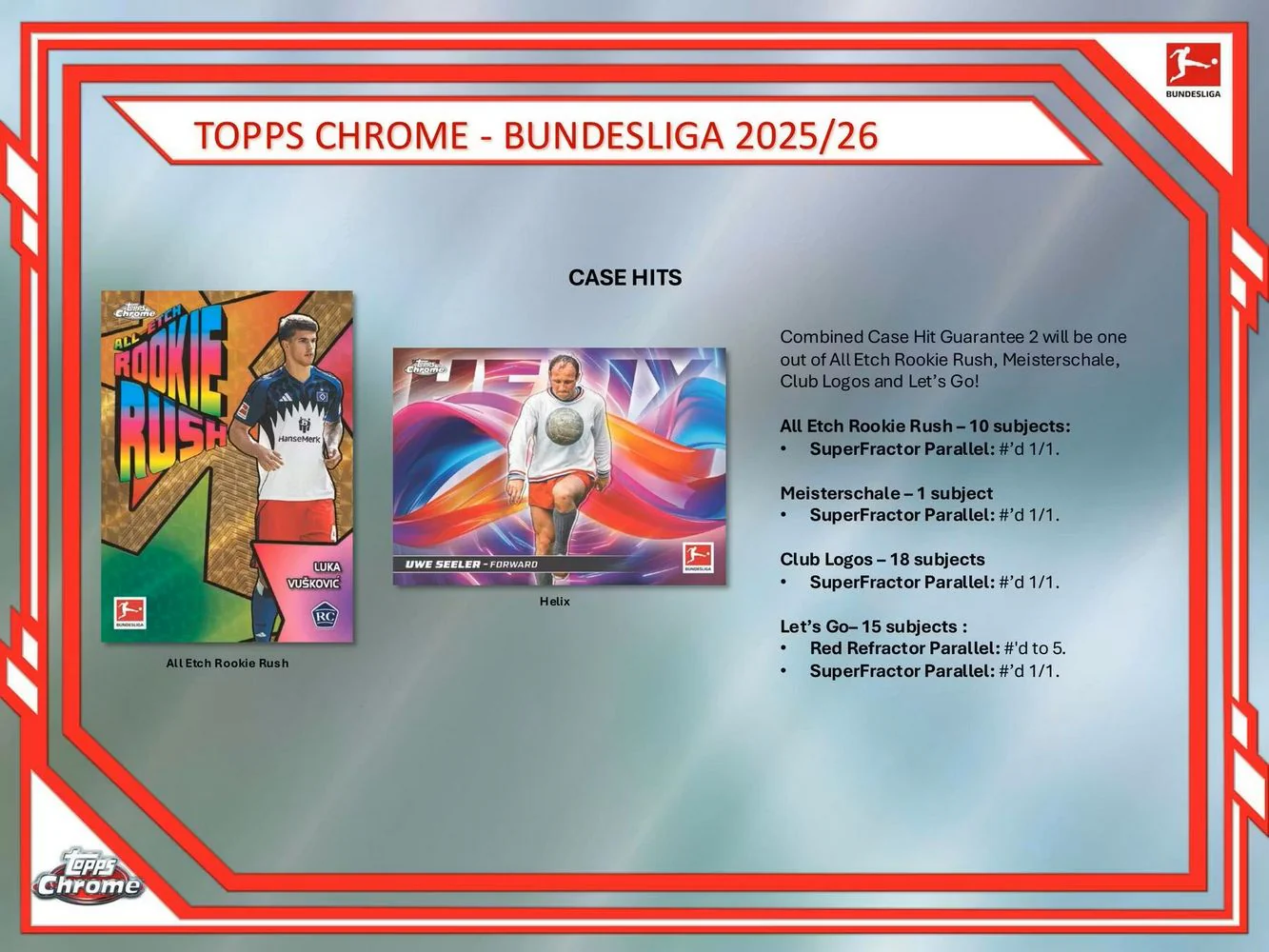 2025-26 Topps Chrome Bundesliga Soccer Hobby Box - Image 7