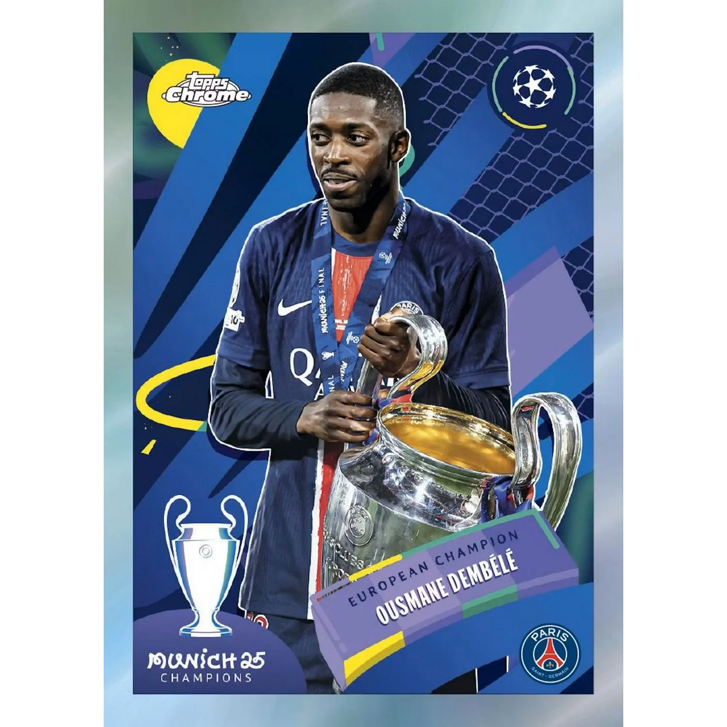 2025-26 Topps Chrome UEFA Club Competitions Soccer Breaker’s Delight 6-Box Case - Image 16