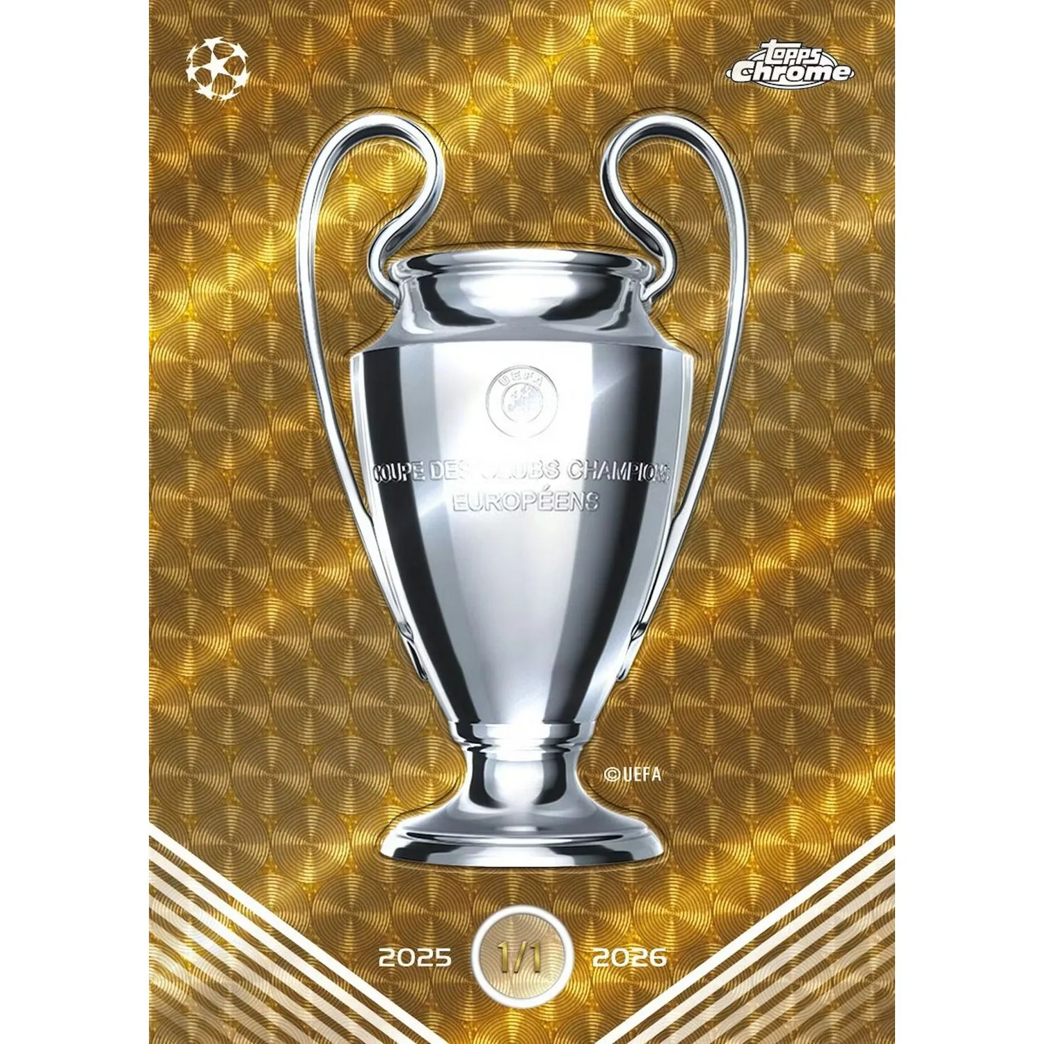2025-26 Topps Chrome UEFA Club Competitions Soccer Breaker’s Delight 6-Box Case - Image 19