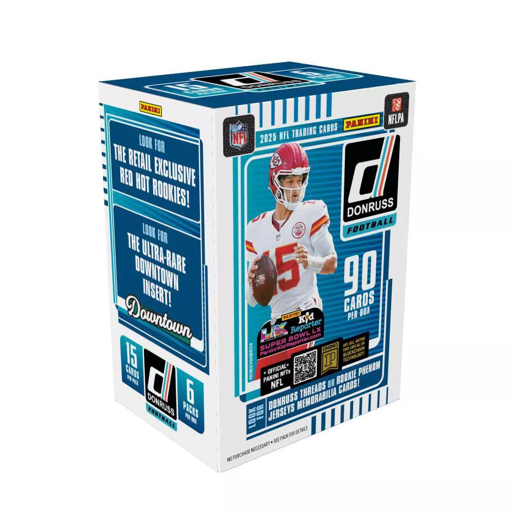 2025 Donruss Football Blaster Box (Red Hot Rookies)