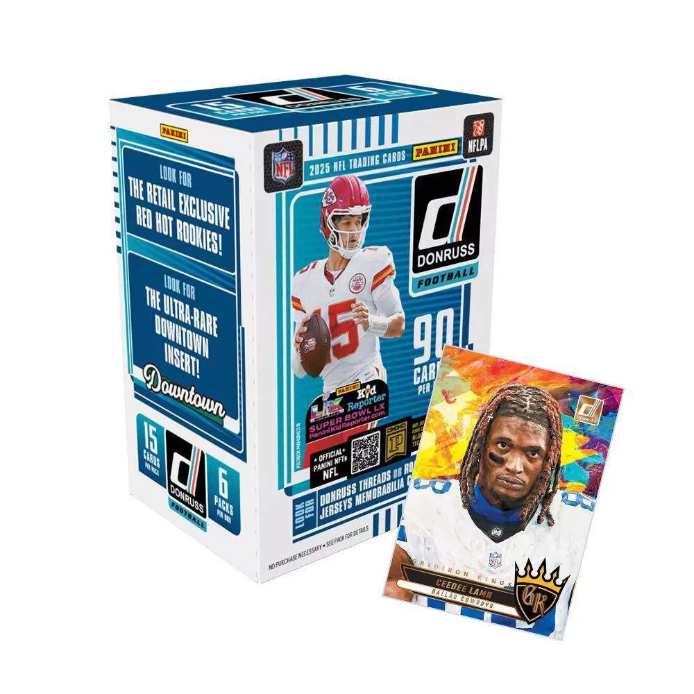 2025 Donruss Football Blaster Box (Red Hot Rookies) - Image 2