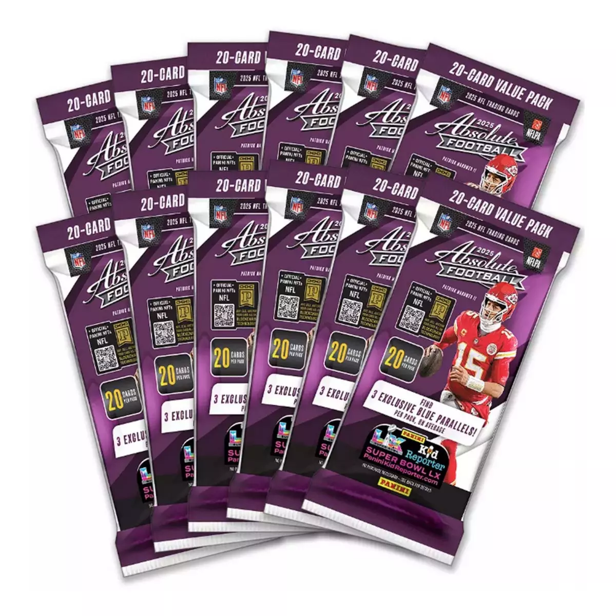 2025 Panini Absolute Football Fat Pack Display Box - Image 2