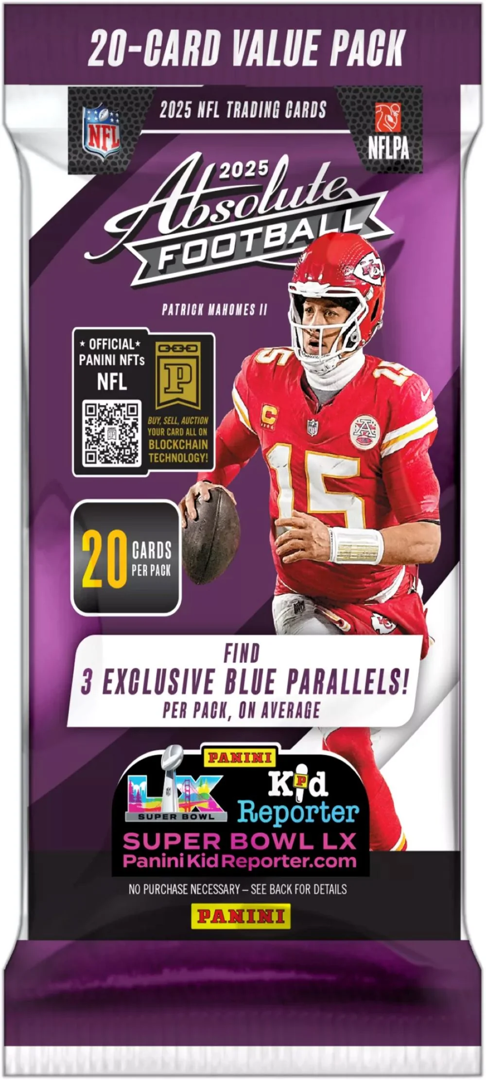 2025 Panini Absolute Football Fat Pack Display Box - Image 3