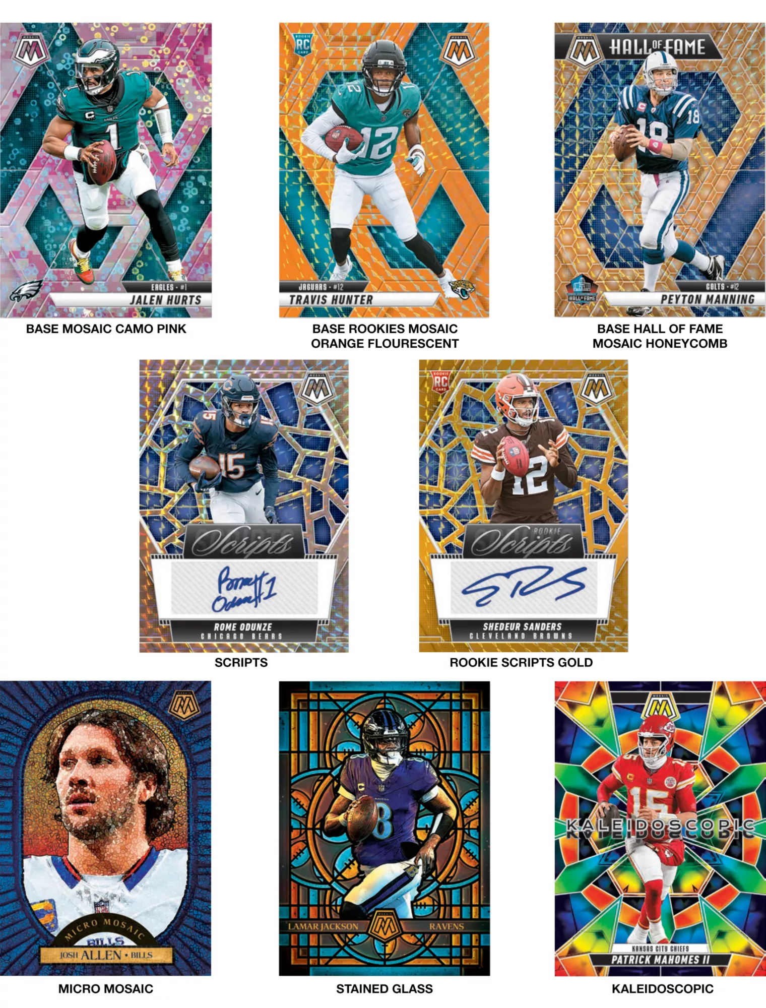2025 Panini Mosaic Football Fat Pack Display Box - Image 3