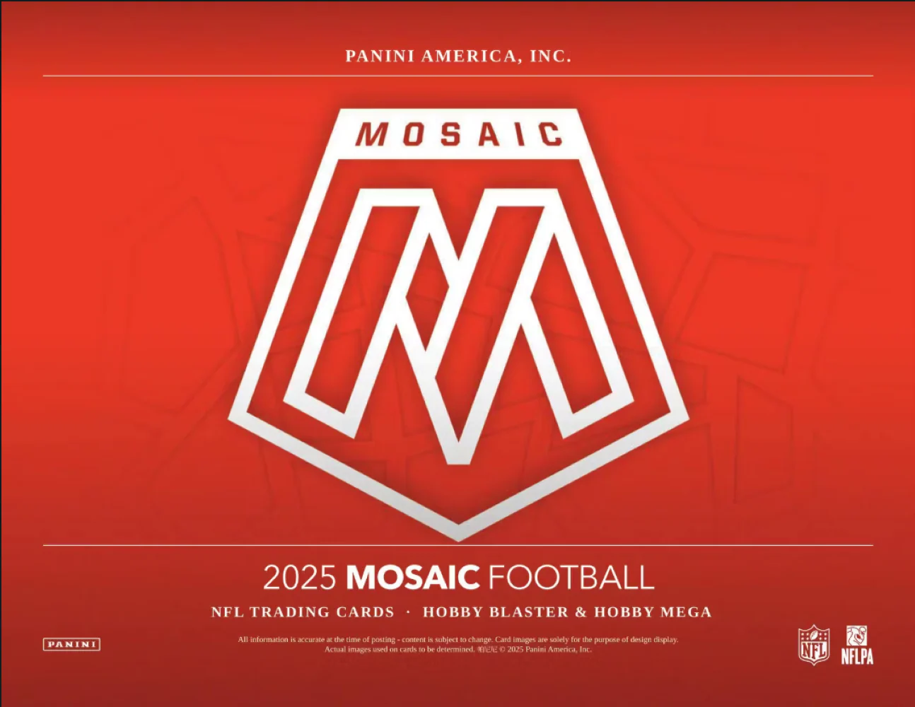 2025 Panini Mosaic Football Hobby Mega Box - Image 3
