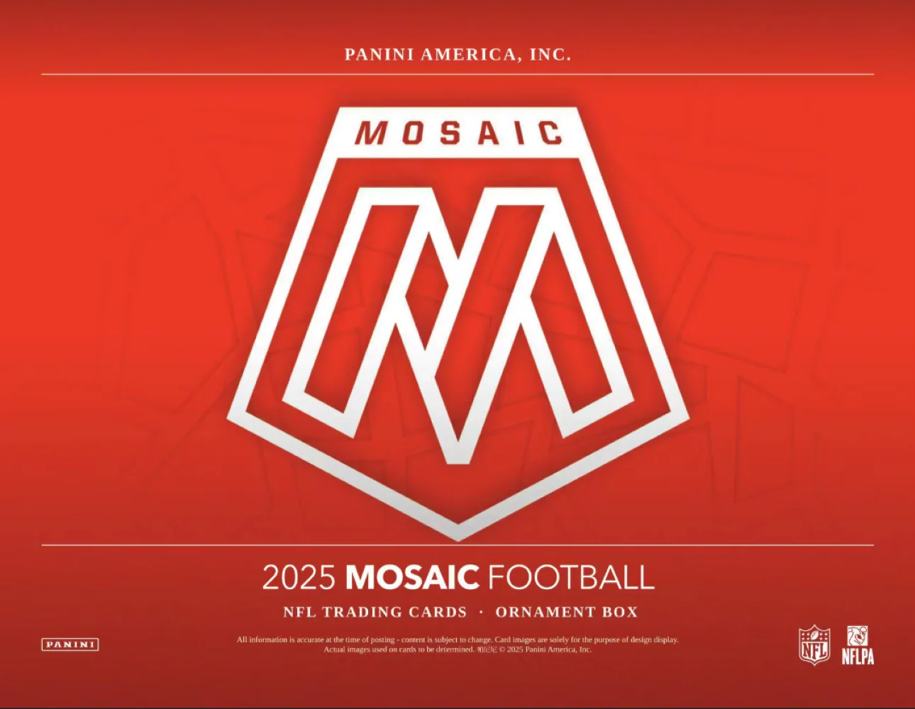 2025 Panini Mosaic Football Ornament Box - Image 3