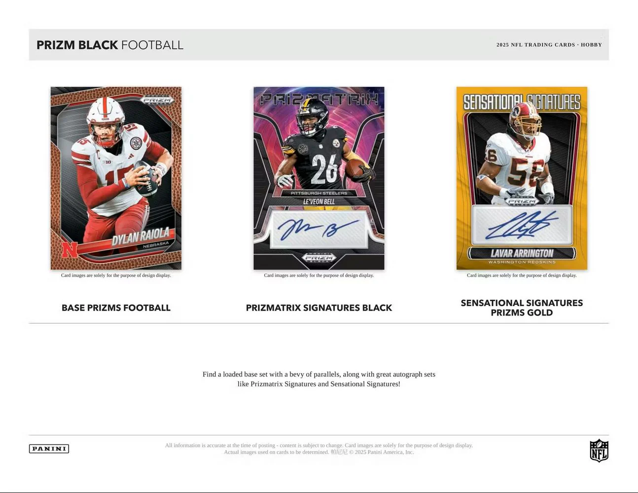2025 Panini Prizm Black Football Hobby Box - Image 4