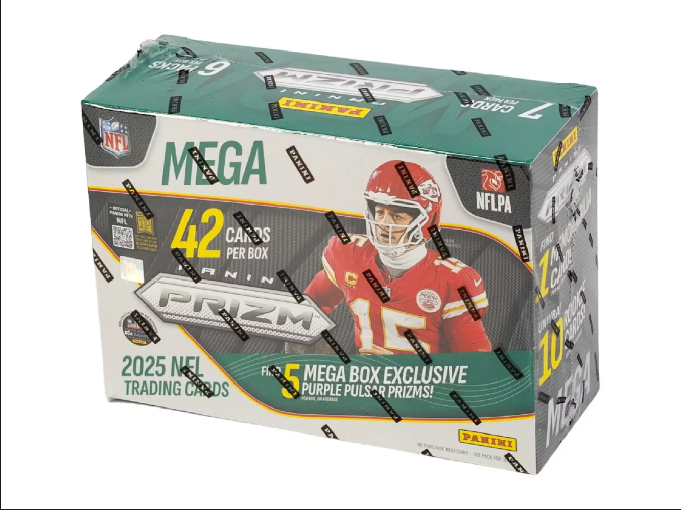 2025 Panini Prizm Football Hobby Mega Box (Purple Pulsar Prizms) - Image 2