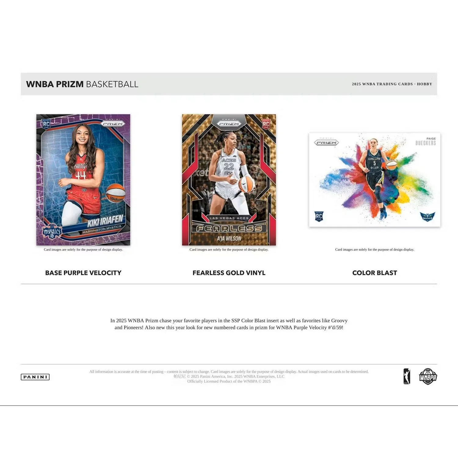 2025 Panini Prizm WNBA Basketball Hobby Box - Image 4