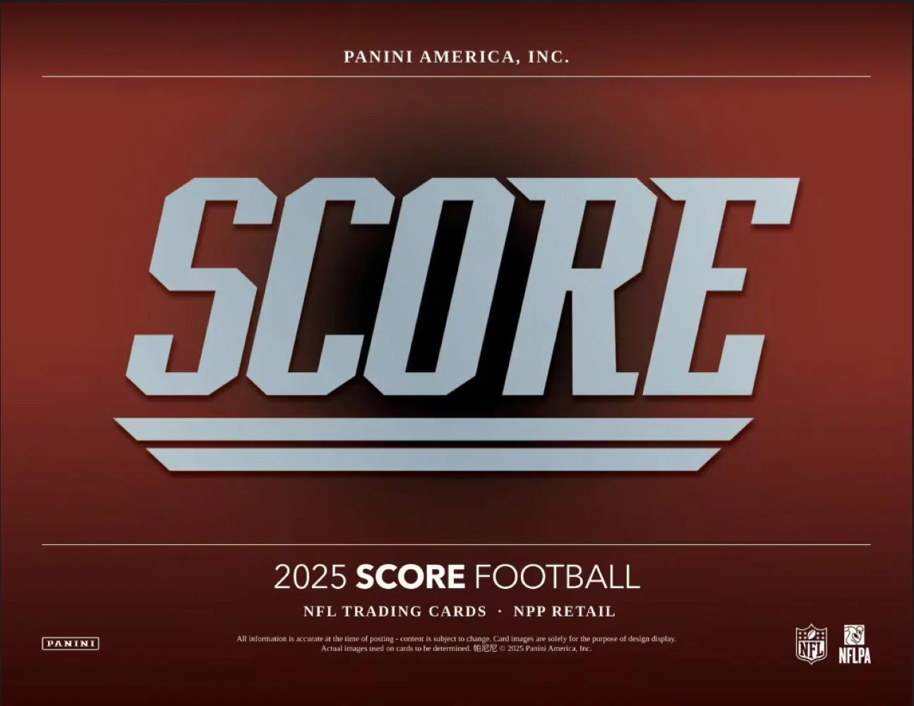 2025 Panini Score Football Mega Box - Image 3