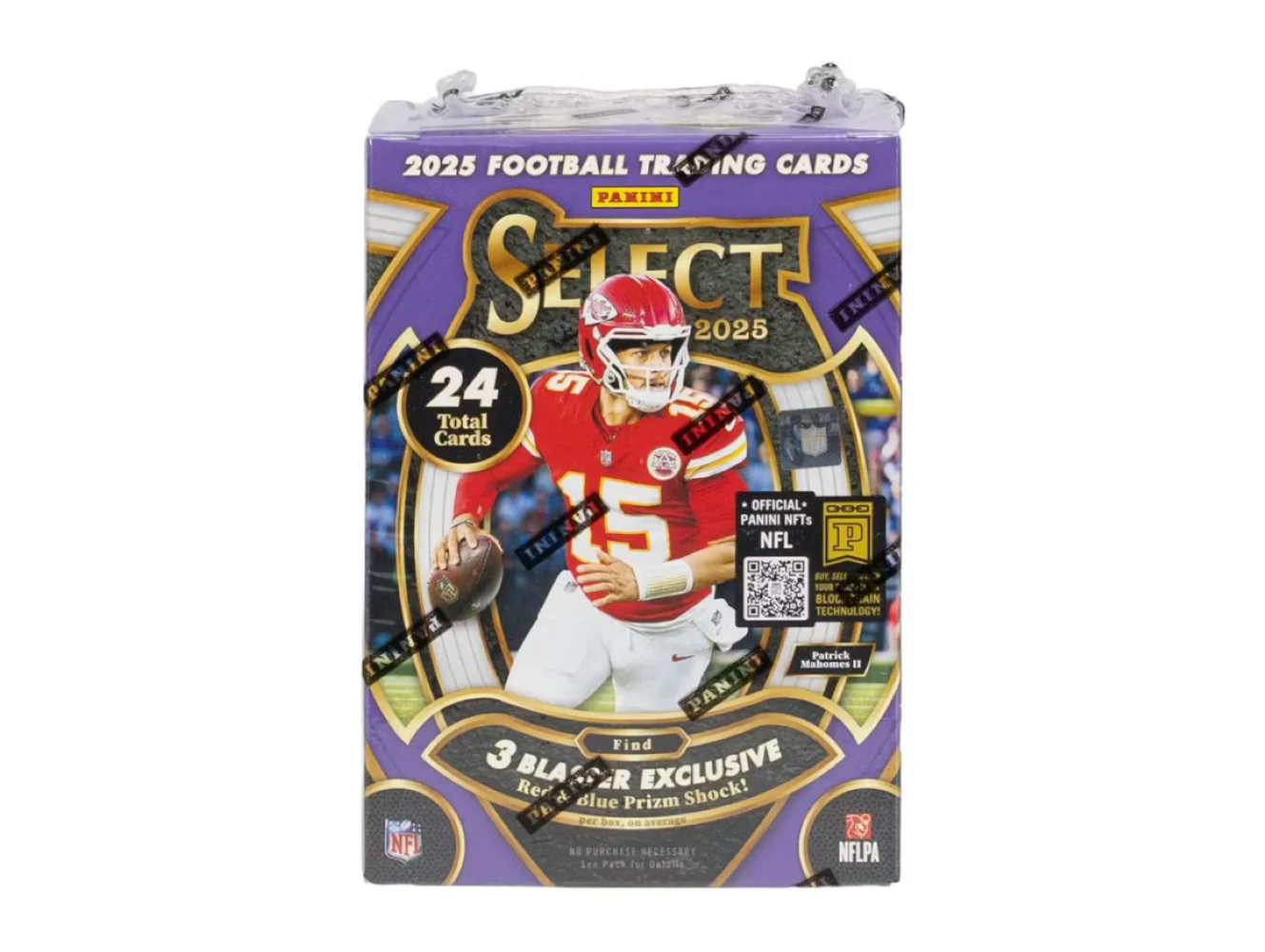 2025 Panini Select Football Blaster Box (Red & Blue Shock Prizm)