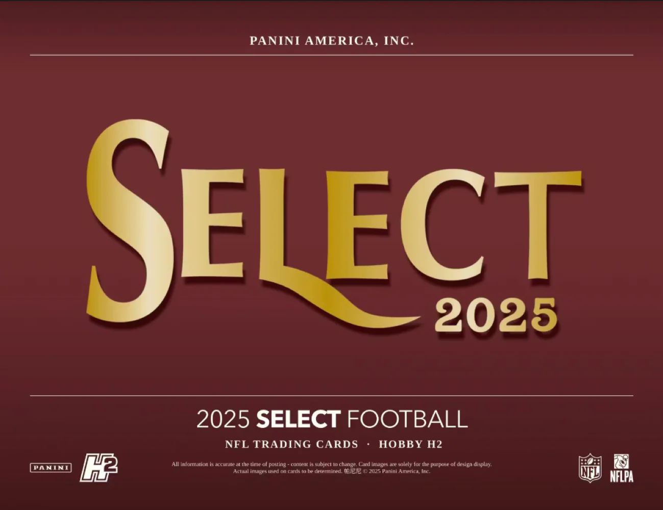 2025 Panini Select Football H2 Box (Disco Prizms) - Image 3