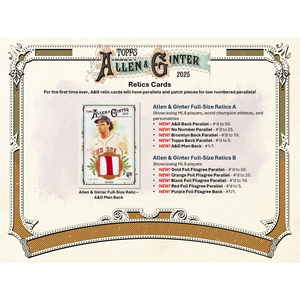 2025 Topps Allen & Ginter Baseball Fat Pack - Image 5