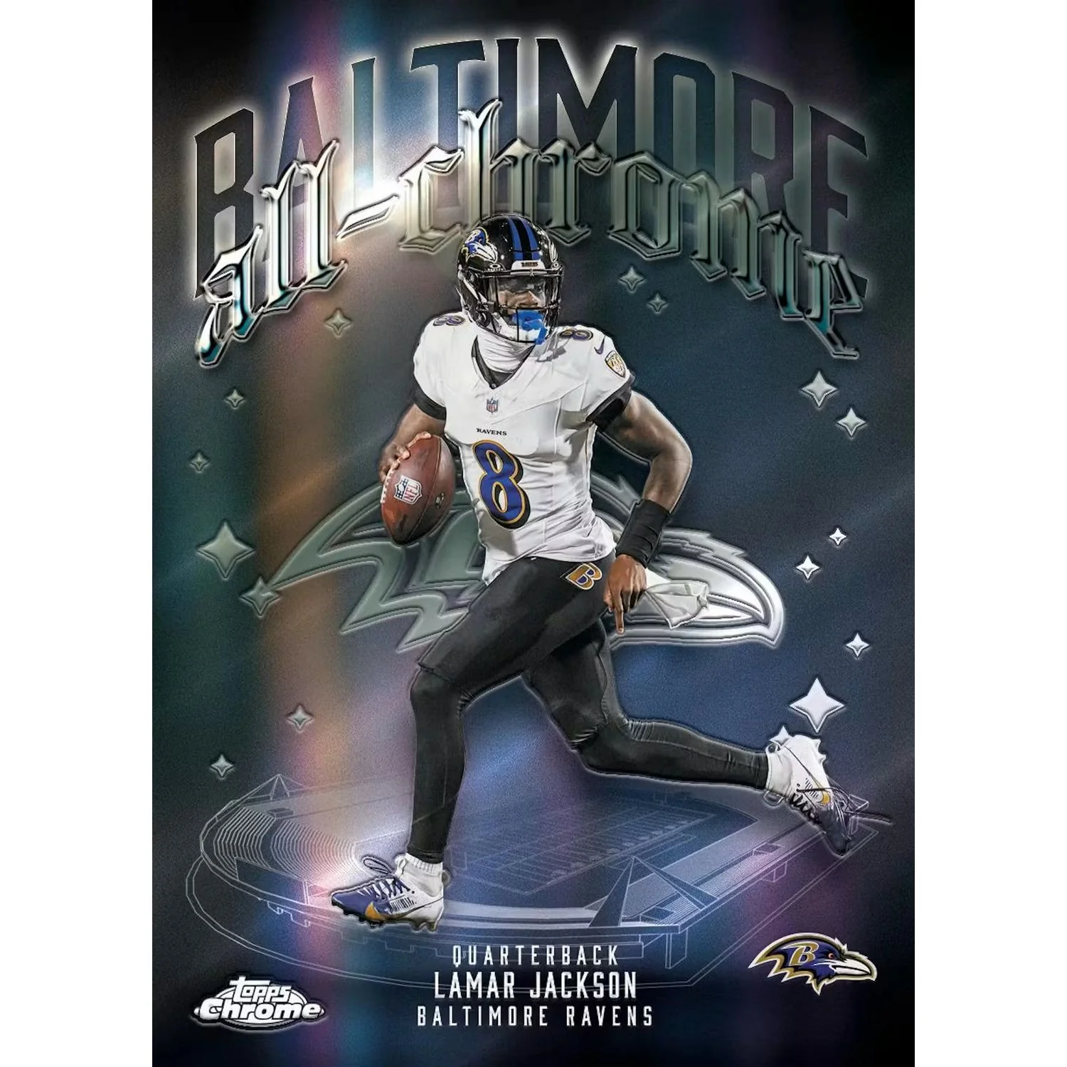2025 Topps Chrome Football Hobby Box - Image 7