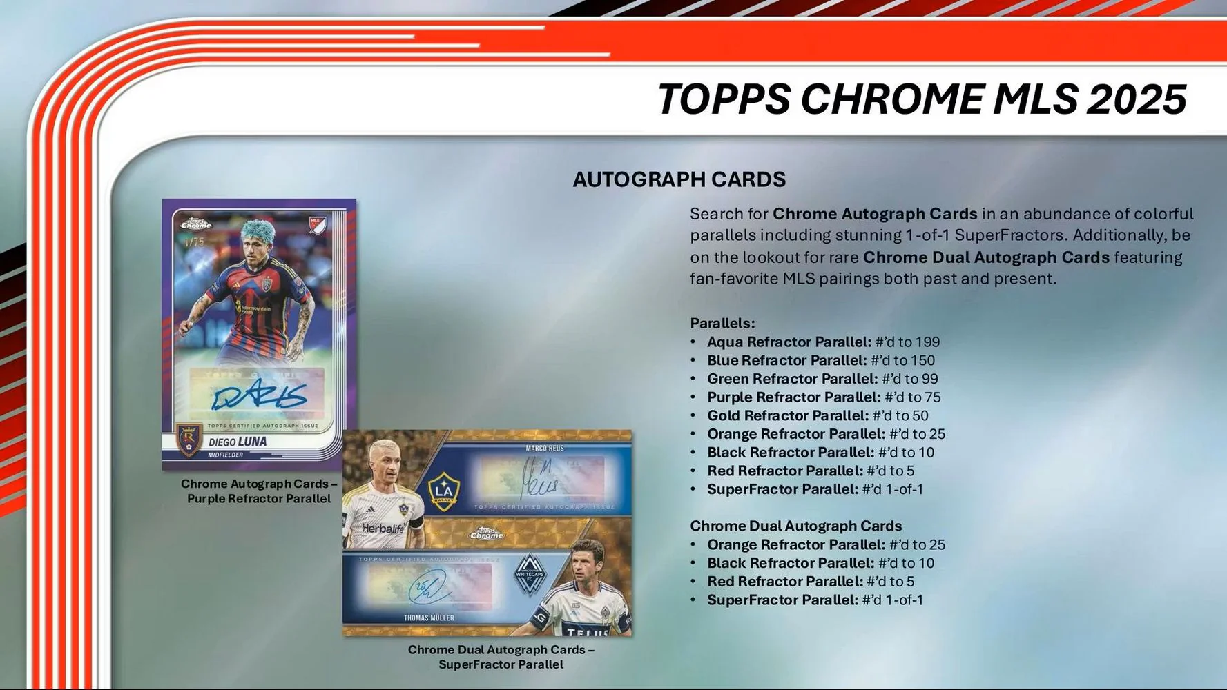 2025 Topps Chrome MLS Soccer Blaster Box - Image 4