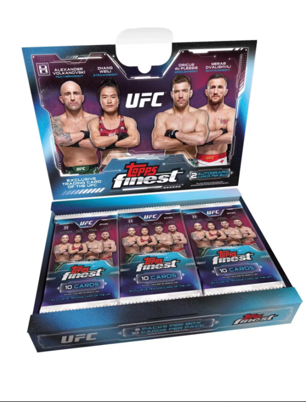 2025 Topps Finest UFC Hobby Box - Image 3