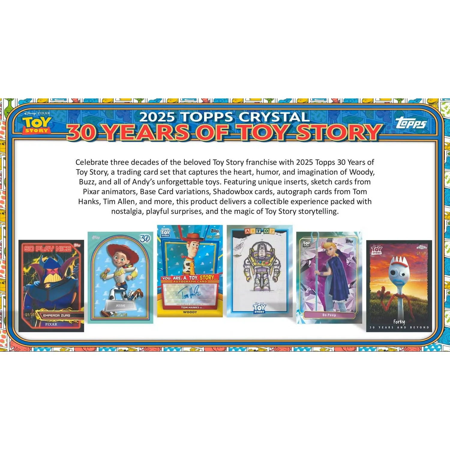 2025 Topps Pixar Crystal 30 Years of Toy Story Hobby Box - Image 12