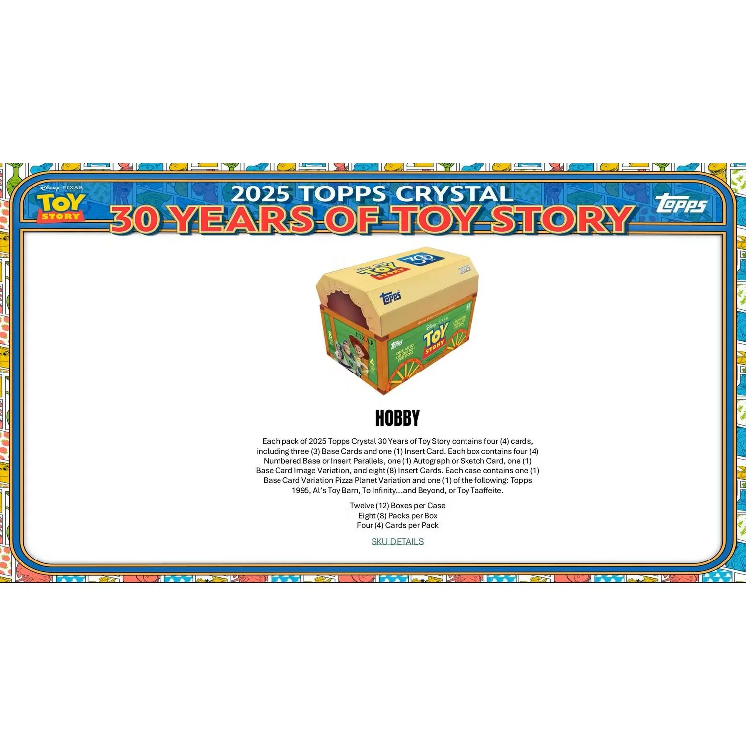 2025 Topps Pixar Crystal 30 Years of Toy Story Hobby Box - Image 13