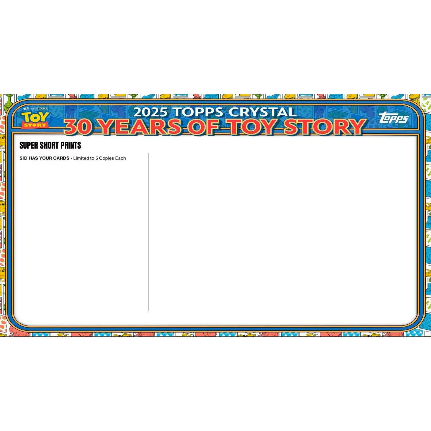 2025 Topps Pixar Crystal 30 Years of Toy Story Hobby Box - Image 20