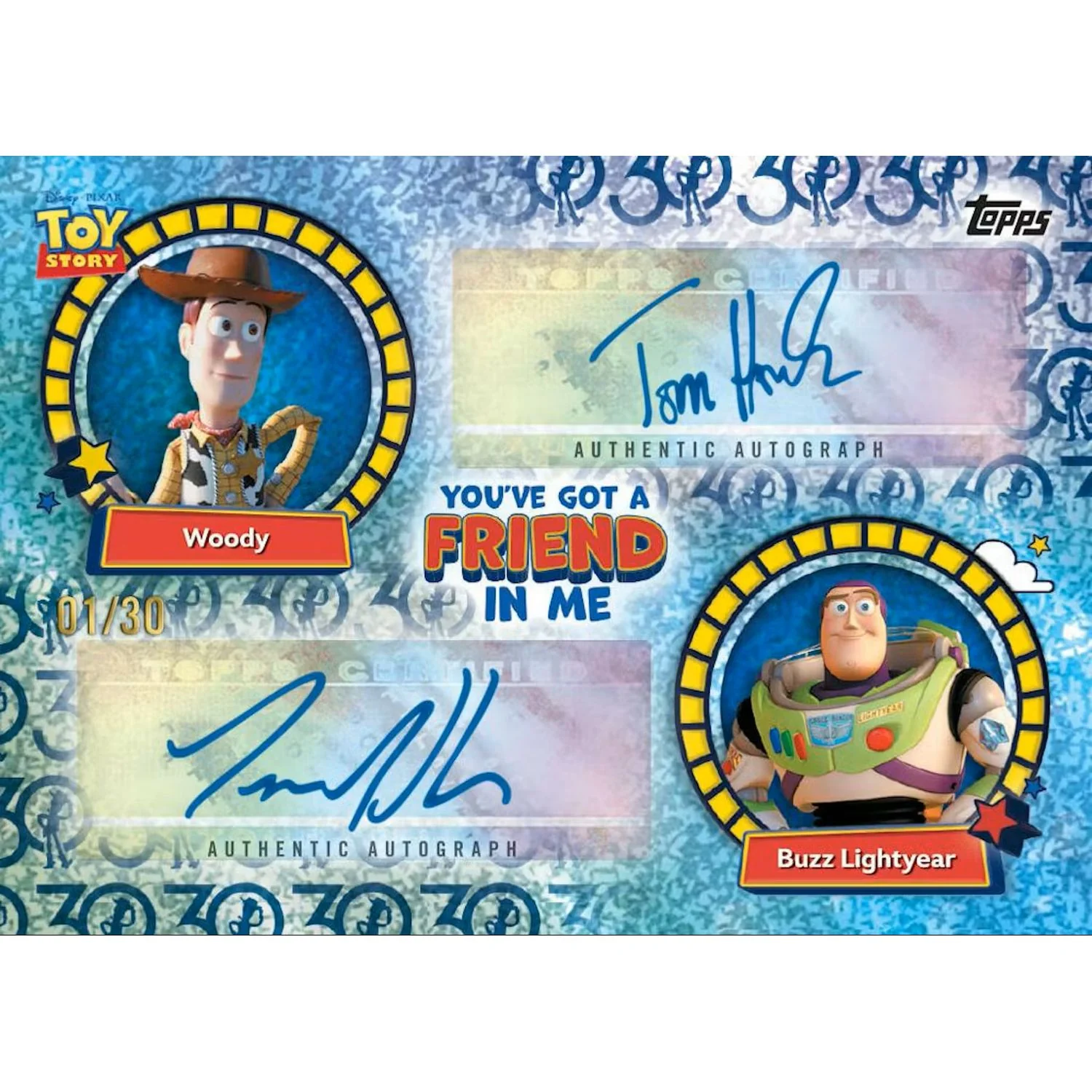 2025 Topps Pixar Crystal 30 Years of Toy Story Hobby Box - Image 3