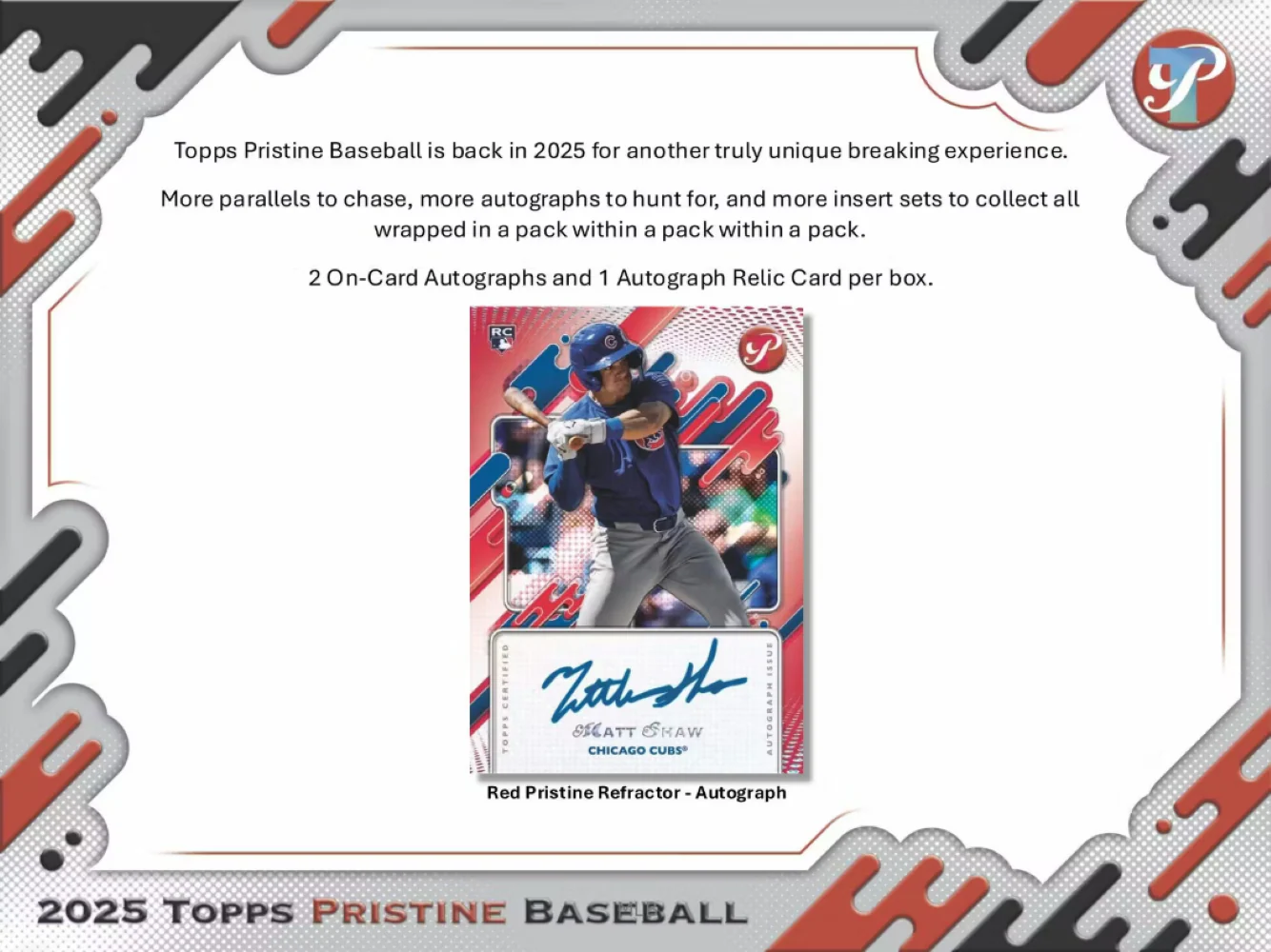 2025 Topps Pristine Baseball Hobby Box - Image 3