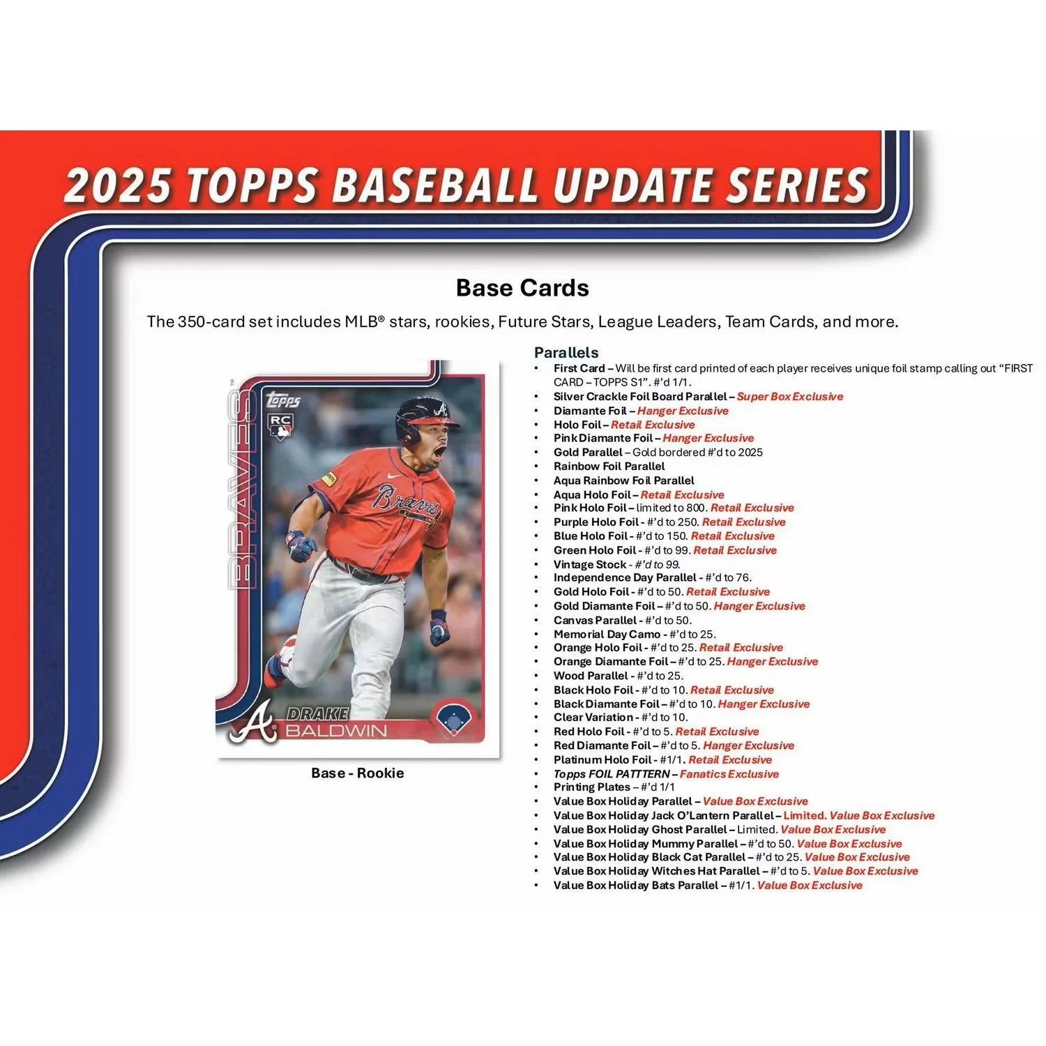2025 Topps Update Series Baseball Fat Pack - Image 9