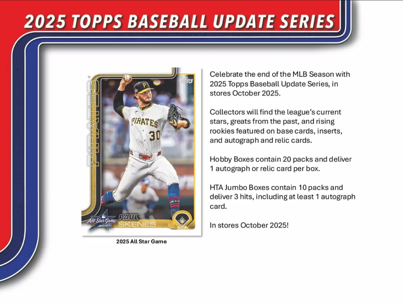 2025 Topps Update Series Baseball Hobby Box - Image 2