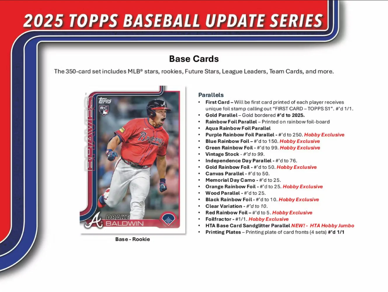 2025 Topps Update Series Baseball Hobby Box - Image 3