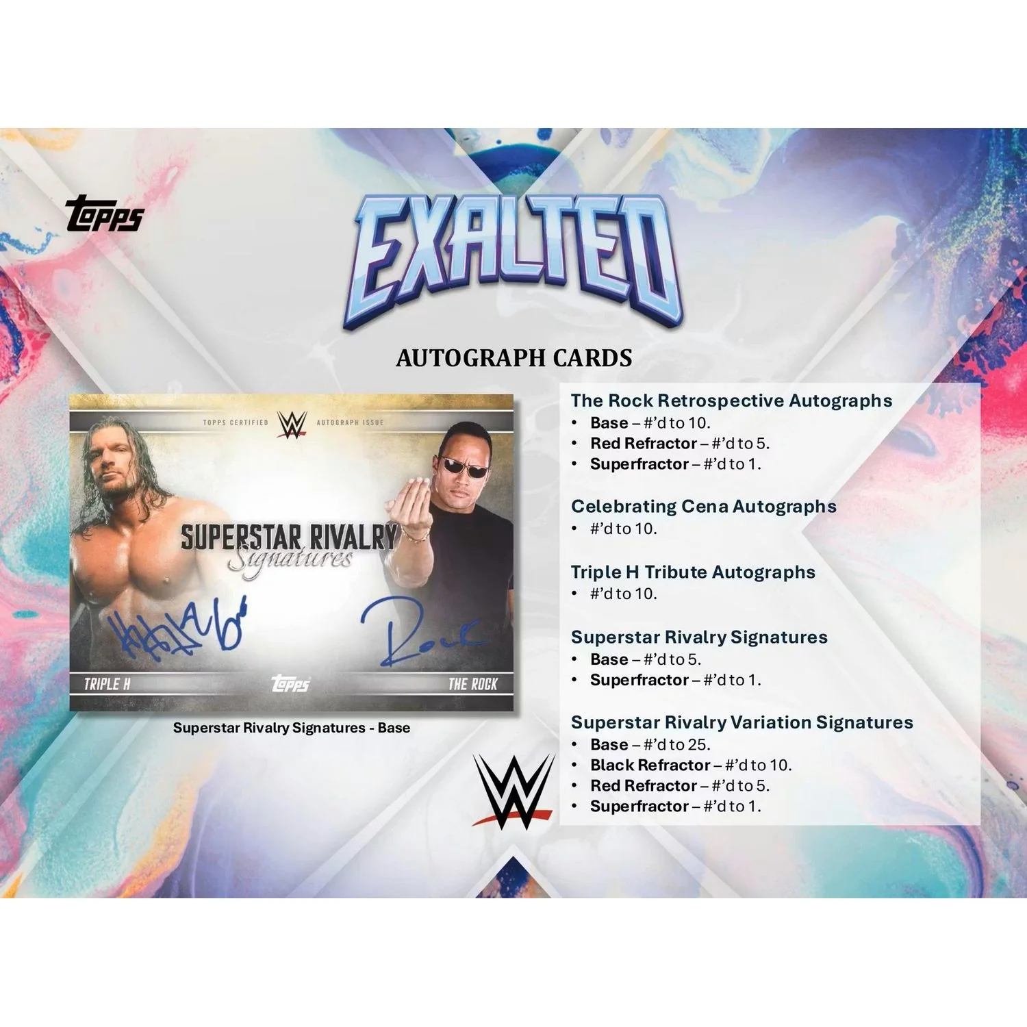 2025 Topps WWE Exalted Hobby Box - Image 7