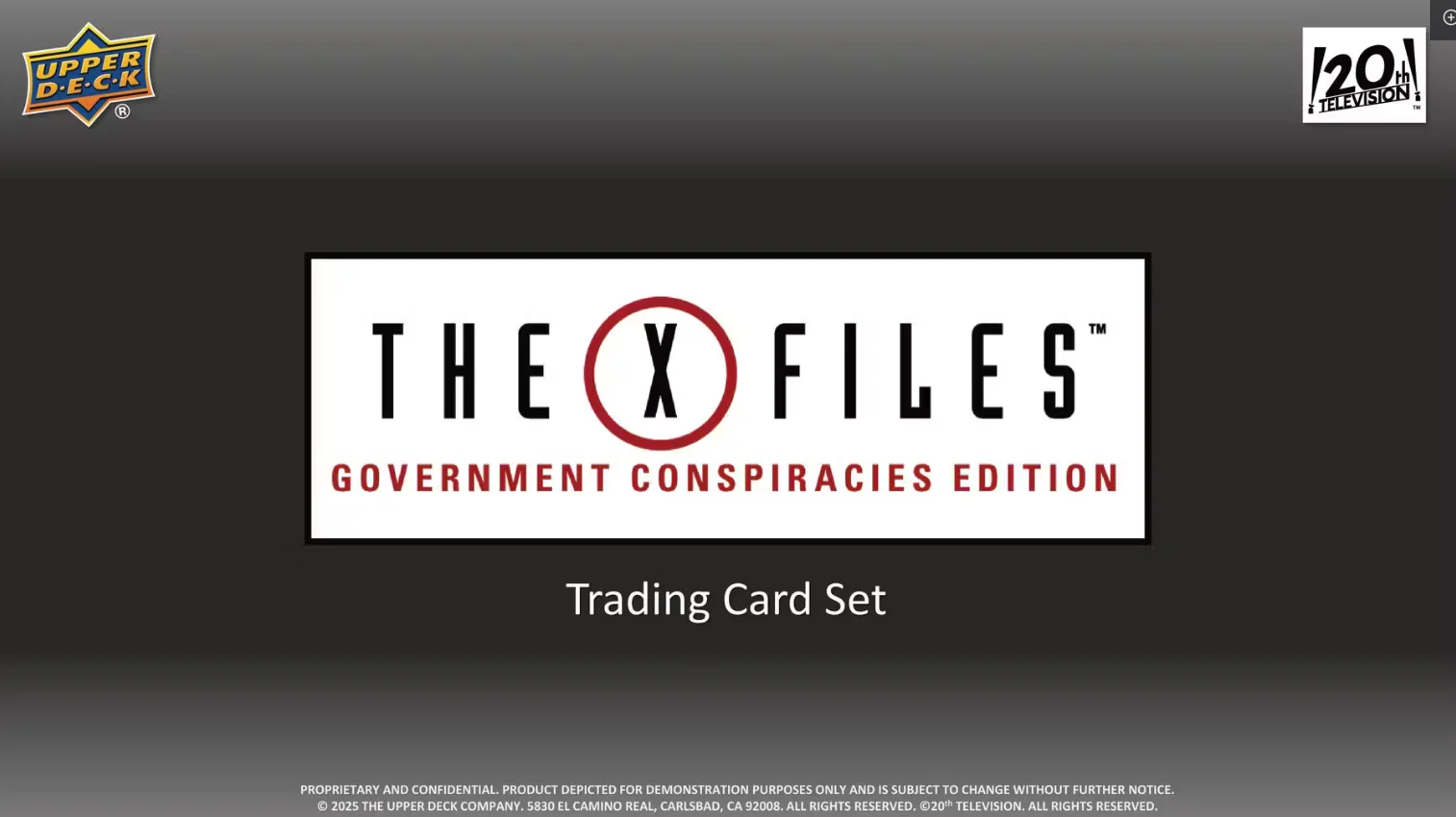 2025 Upper Deck The X-Files: Government Conspiracies Edition Hobby Box - Image 3