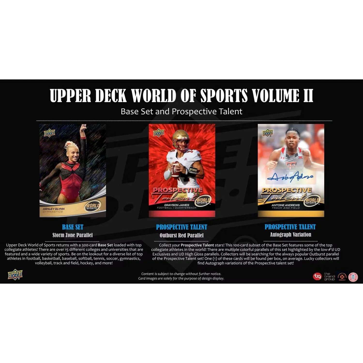 2025 Upper Deck World of Sports Volume 2 Multisport Hobby Box *Contact Us To Order* - Image 4