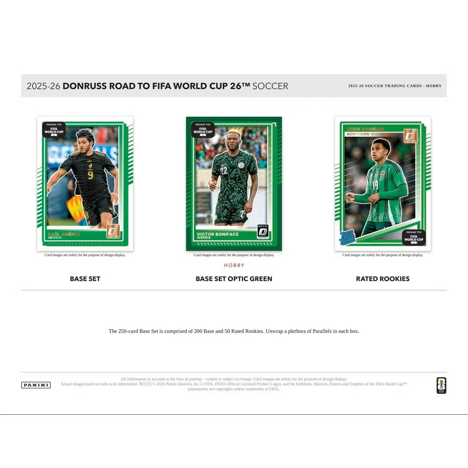 2025-26 Panini Donruss Road to FIFA World Cup Soccer Hobby Box - Image 3