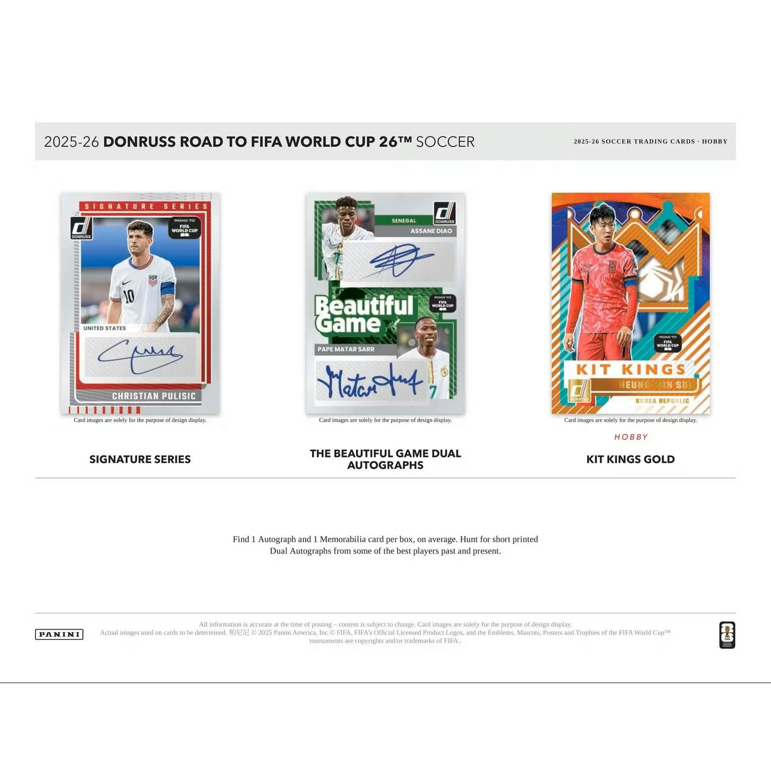 2025-26 Panini Donruss Road to FIFA World Cup Soccer Hobby Box - Image 5