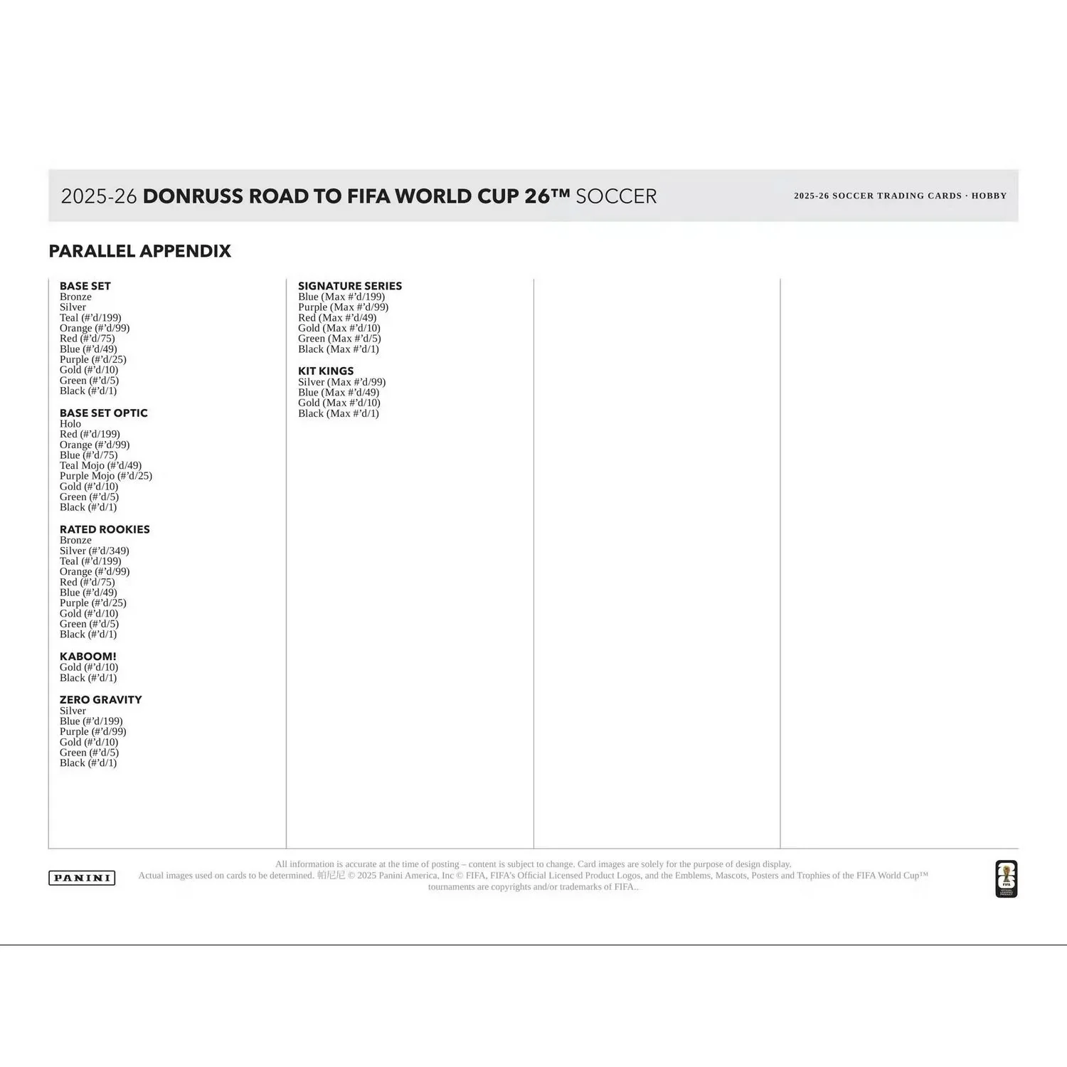 2025-26 Panini Donruss Road to FIFA World Cup Soccer Hobby Box - Image 7